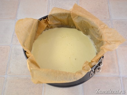 Разъемную форму застелить