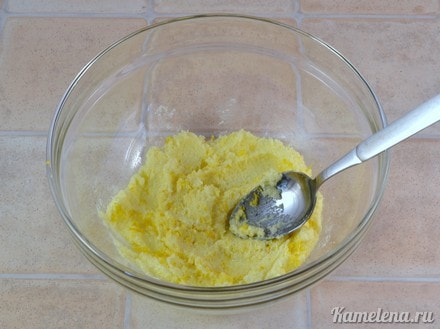 Мягкое масло и половину