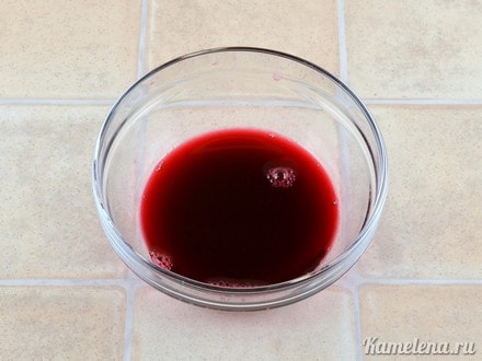 Вишни хорошо разморозить, слить