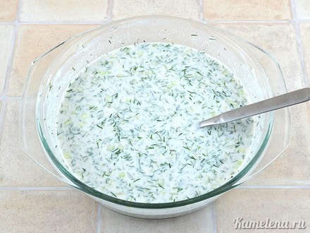 Добавить йогурт,