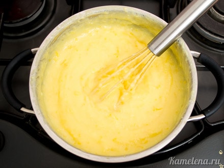 Если получился комками