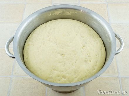 Готовое тесто должно подняться