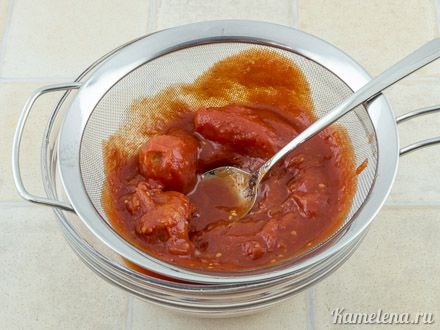 Томаты с  томатным соком