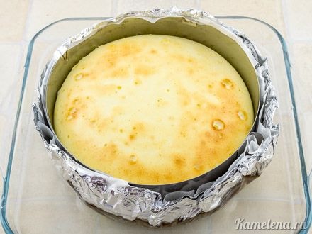 Готовый творожный бисквит