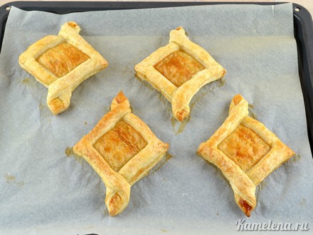 Technological map: № Puff pastry with cream (sliced) recipe number 2