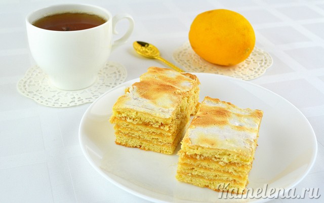 Песочный пирог с лимонной начинкой - калорийность, состав, описание - malino-v.ru