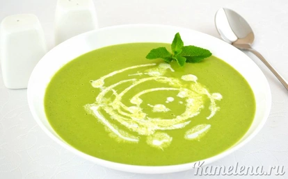 Суп-пюре из сухого зелёного гороха — рецепт с фото пошагово
