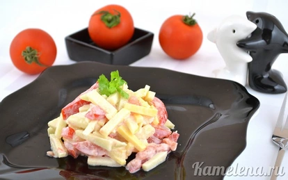 Салат с курицей и яблоками - калорийность, состав, описание - gkhyarovoe.ru