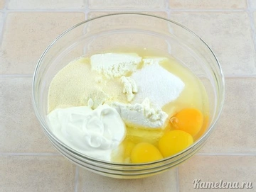 Творожная запеканка с ананасом рецепт с фото