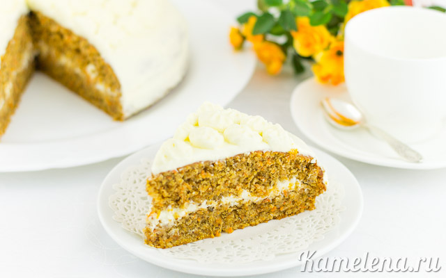 Сырно-морковный пирог - пошаговый рецепт с фото