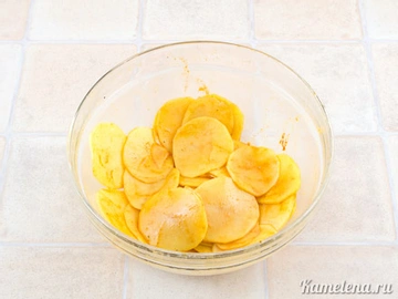 Пузырчатые картофельные чипсы воздушные