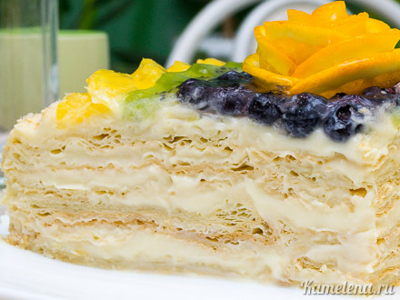 Торт из готового слоеного теста - пошаговый рецепт с фото на thebestterrier.ru