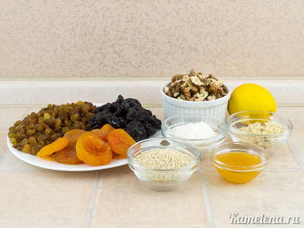 Конфеты из сухофруктов - пошаговый рецепт с фото