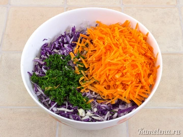 Коул слоу: салат из капусты, моркови и яблок