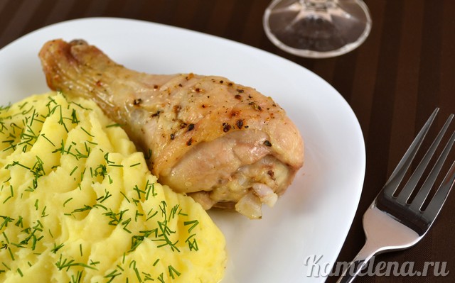 Голень куриная с картошкой в духовке: простой и вкусный рецепт приготовления