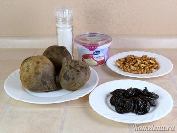 Пошаговый рецепт свеклы с черносливом