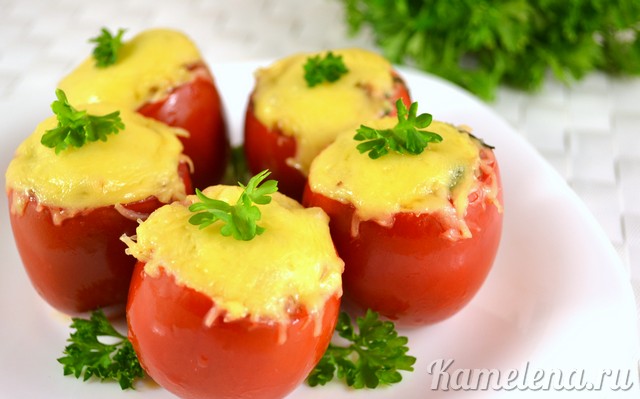 12 простых рецептов фаршированных помидоров