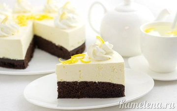 Шоколадно-лимонный торт  