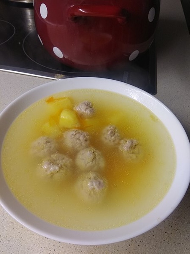 Домашний суп с фрикадельками, рецепт с фото