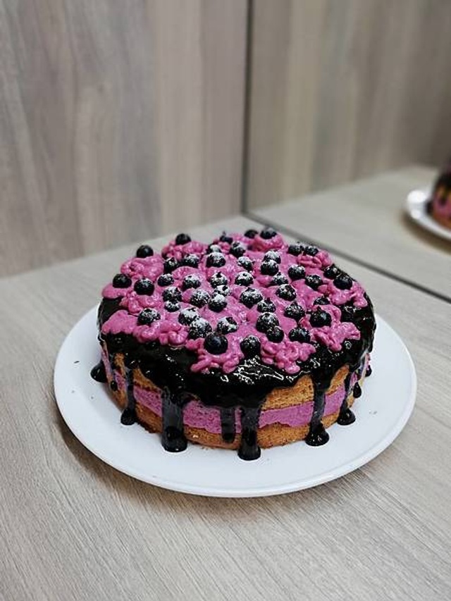 Фисташка с малиной — рецепт чудесного торта