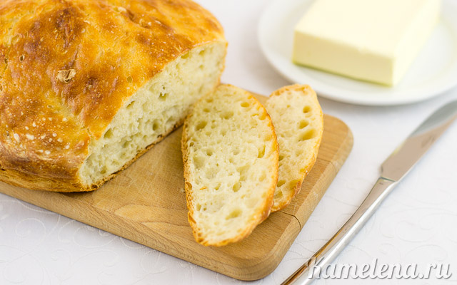 No-Knead Homemade Bread — step-by-step recipe with photos — Kamelena
