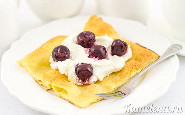 Lazy Finnish Pancake (Pannukakku) — step-by-step recipe with photos — Kamelena
